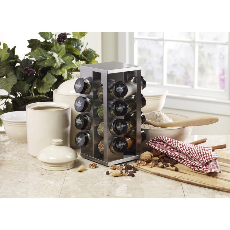 Kamenstein Heritage 16 Jar Revolving Countertop Spice Rack